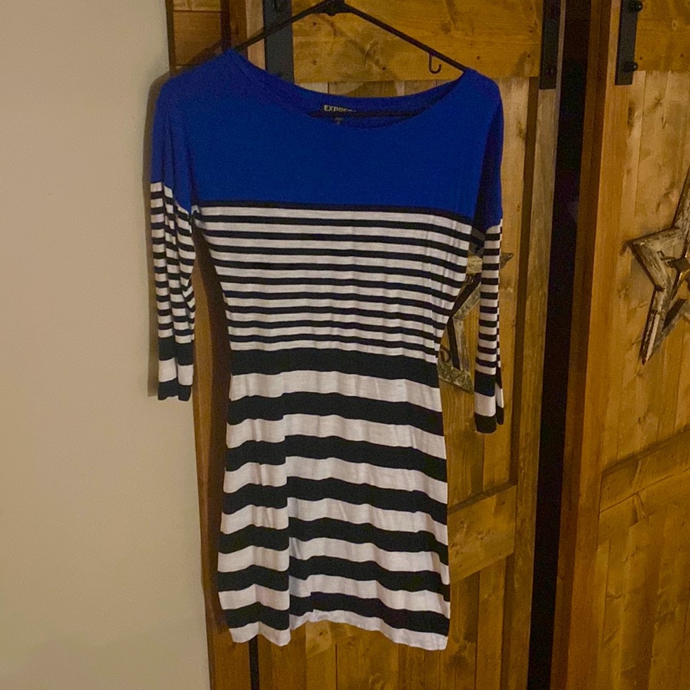 Long sleeve t-shirt dress, size xs